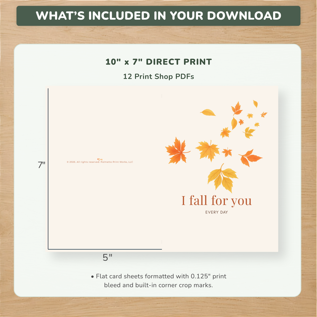 12-Month Minimalist Watercolor Greeting Card Bundle | Digital Download