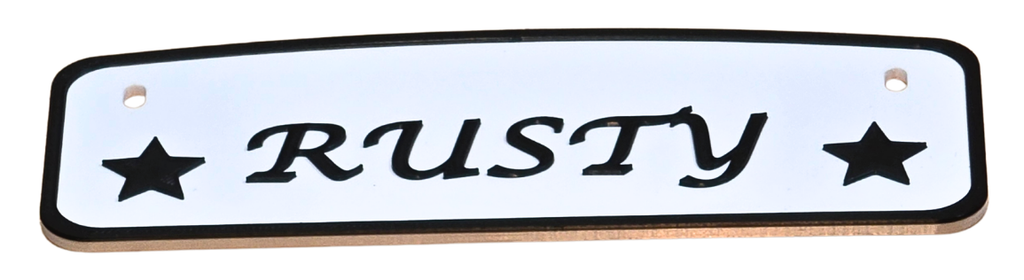 Custom 3D Printed Pet Name Plate | Personalized Pet Sign