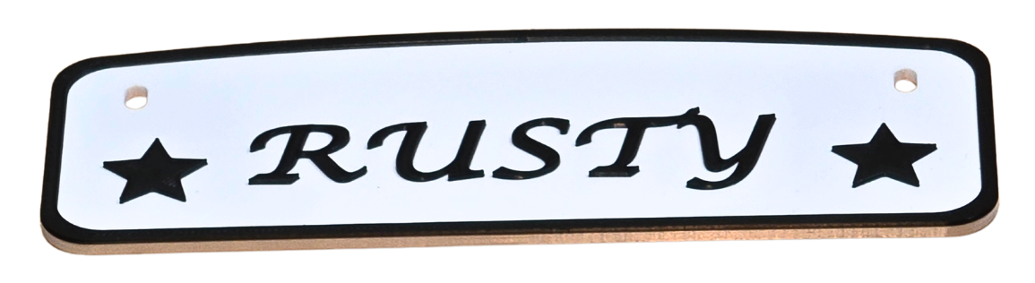 Custom 3D Printed Pet Name Plate | Personalized Pet Sign
