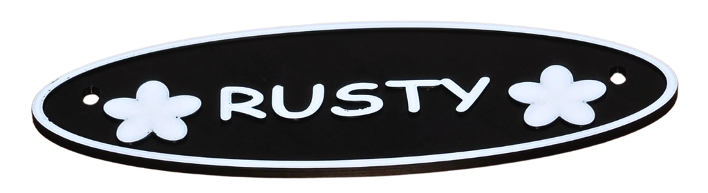 Custom 3D Printed Pet Name Plate | Personalized Pet Sign