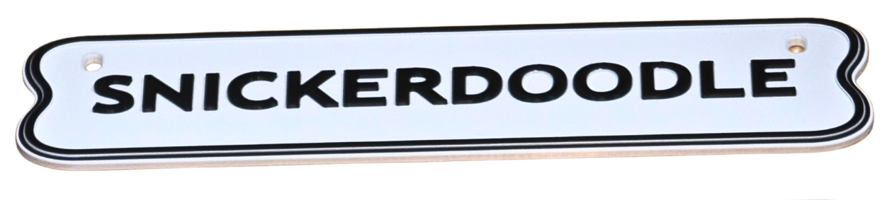 Custom 3D Printed Pet Name Plate | Personalized Pet Sign