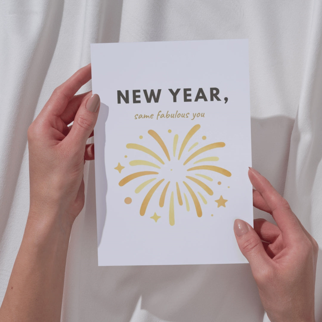 12-Month Minimalist Watercolor Greeting Card Bundle | Digital Download